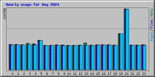 Hourly usage for May 2024